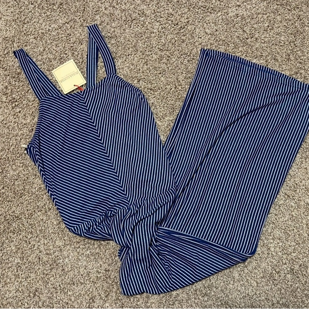 Striped Blue Jumpsuit